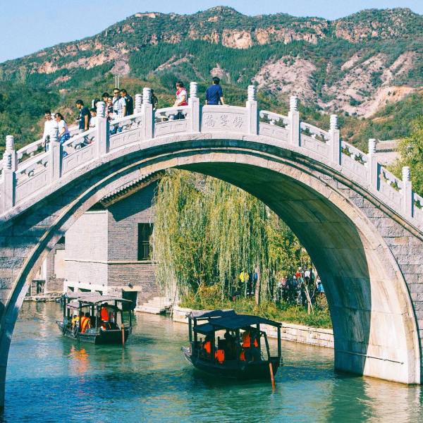 Oh hi again Beijing you thought I was done with you, turns out I saved my best photos for last soooo get ready for a bunch more #China @instagram ! ⛰ •••••••••••••••• Taken at W-Town (Water Town) at the base of the Simatai section of the Great Wall of China . #travel #beijing #wtown