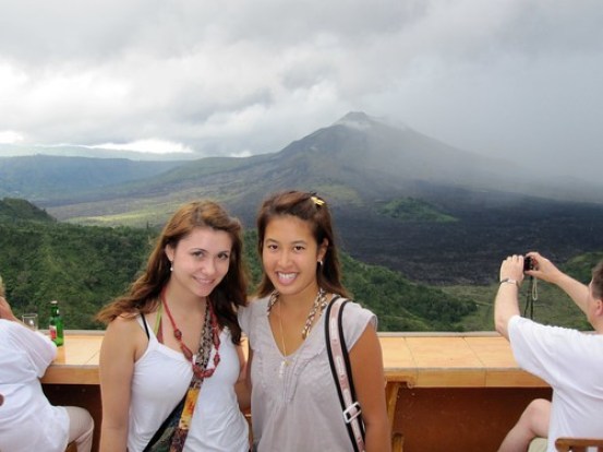 Volcano Nadine and Kristy