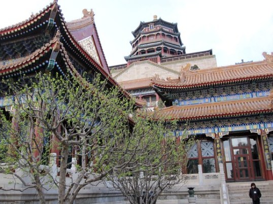 Summer Palace View from Courtyard