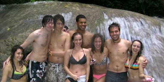 Group at the Falls