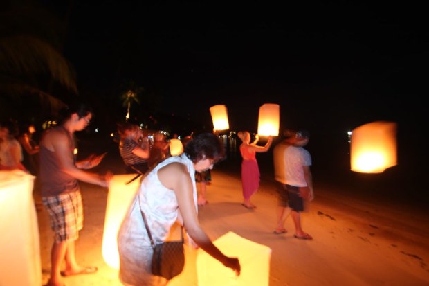 Lantern Lighting- Koh Pha Ngan, Thailand