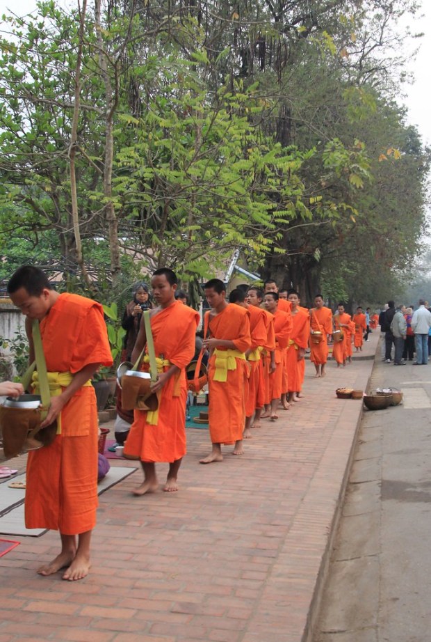 Giving Alms - Luang Prabang, Laos