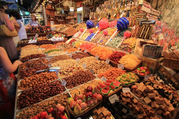 La Rambla district - Barcelona, Spain