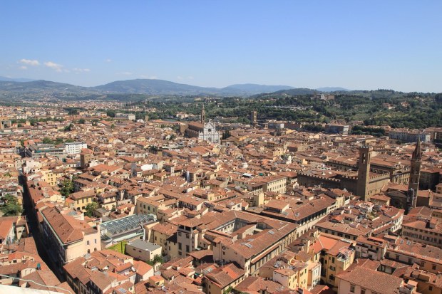 View from the Duomo- Florence, Italy