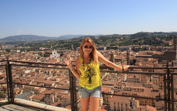 View from the Duomo- Florence, Italy