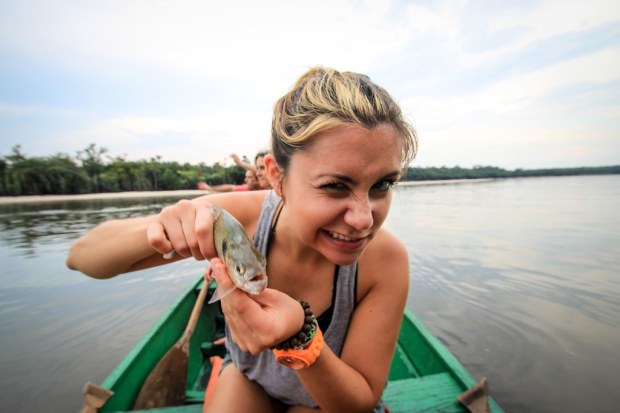 Piranha Fishing - Amazon, Brazil