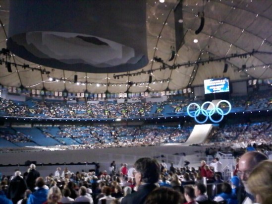 vancouver opening ceremonies bc place